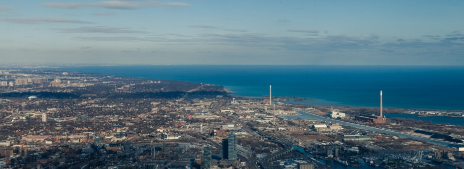 Toronto: view towards Lake Ontario