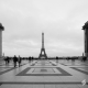 Eiffel tower from Trocadero - Paris, France