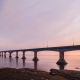 Sunset at the Confederation Bridge in Prince Edward Island, Canada